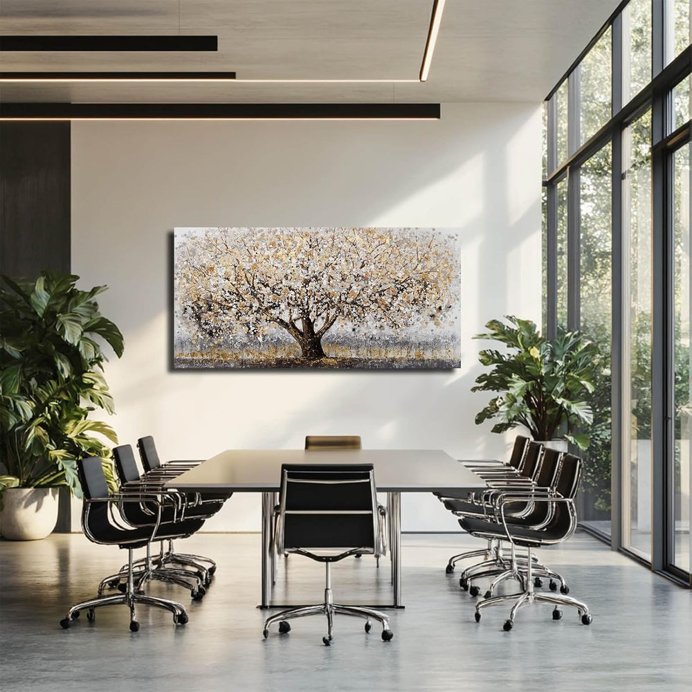 CHUDANHAO Large Canvas Wall Art for Living Room,Tree Wall Picture,29x58 In