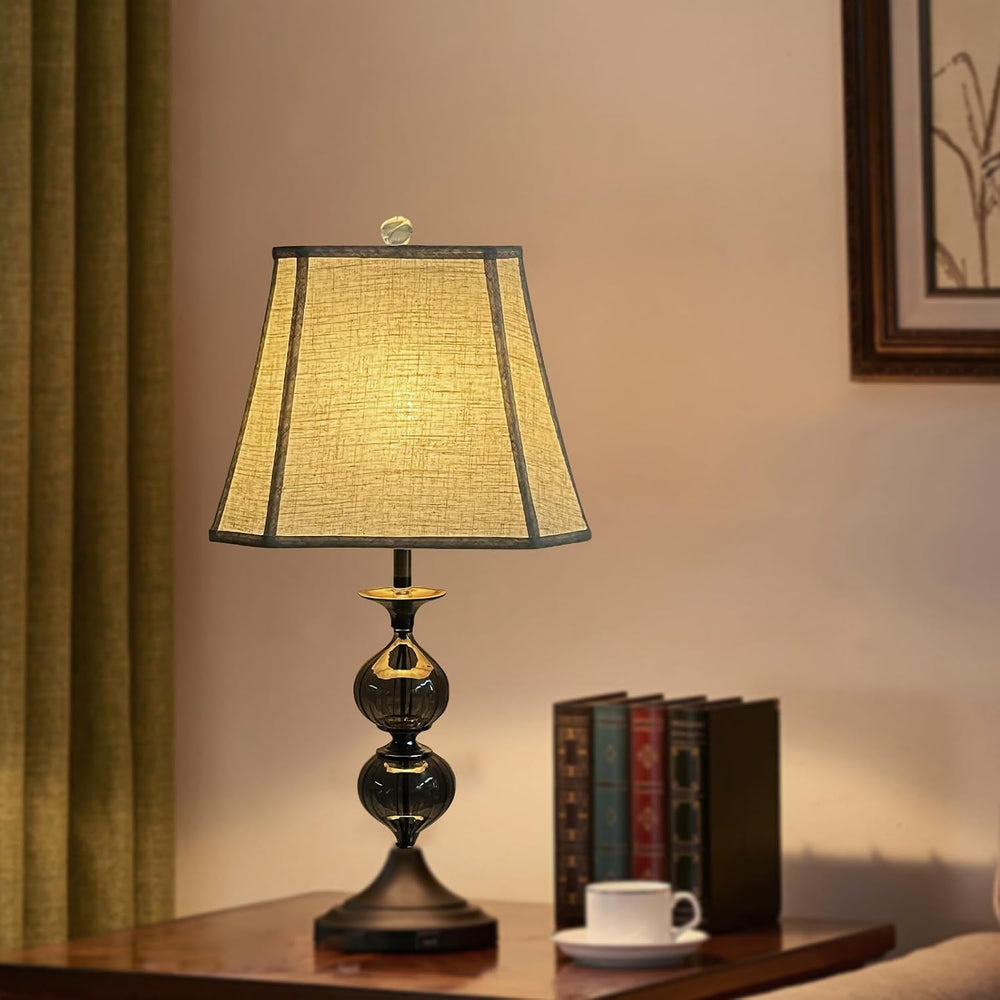 TOOTOO STAR Linen Lampshade, (6 x 9)" x (11 x 14)" x 10.5" Rec...