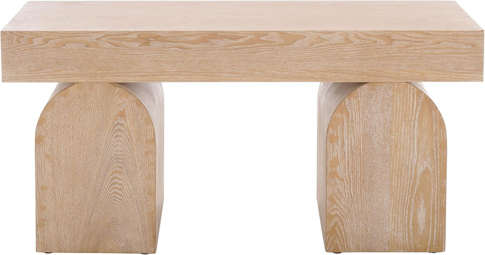 SAFAVIEH Home Collection Hanra Modern Bleached White Bench
