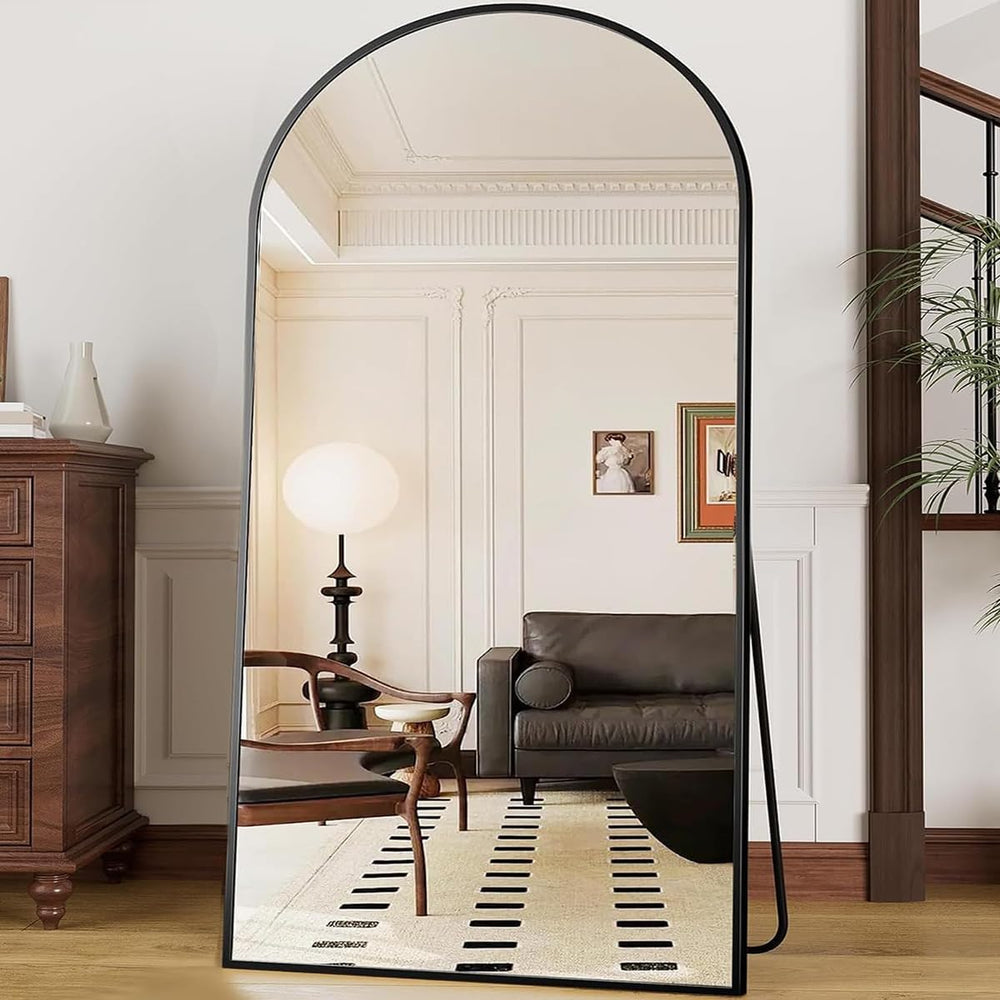 OGCAU Arched Full Length Mirror 76"x34" Large Floor Full Body Mirro...