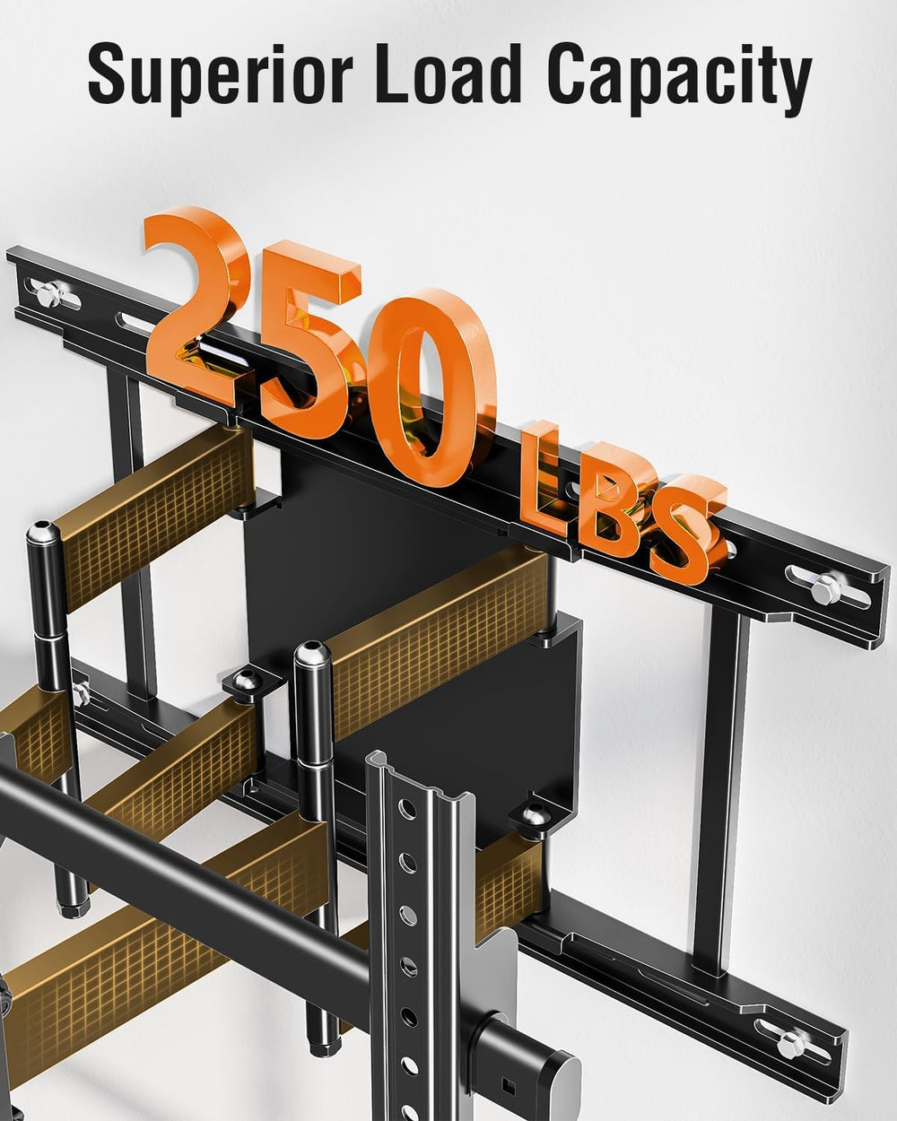 ELIVED Heavy Duty TV Mount for Most 50-110 inch tvs, Holds up to 250 lbs, Ful...