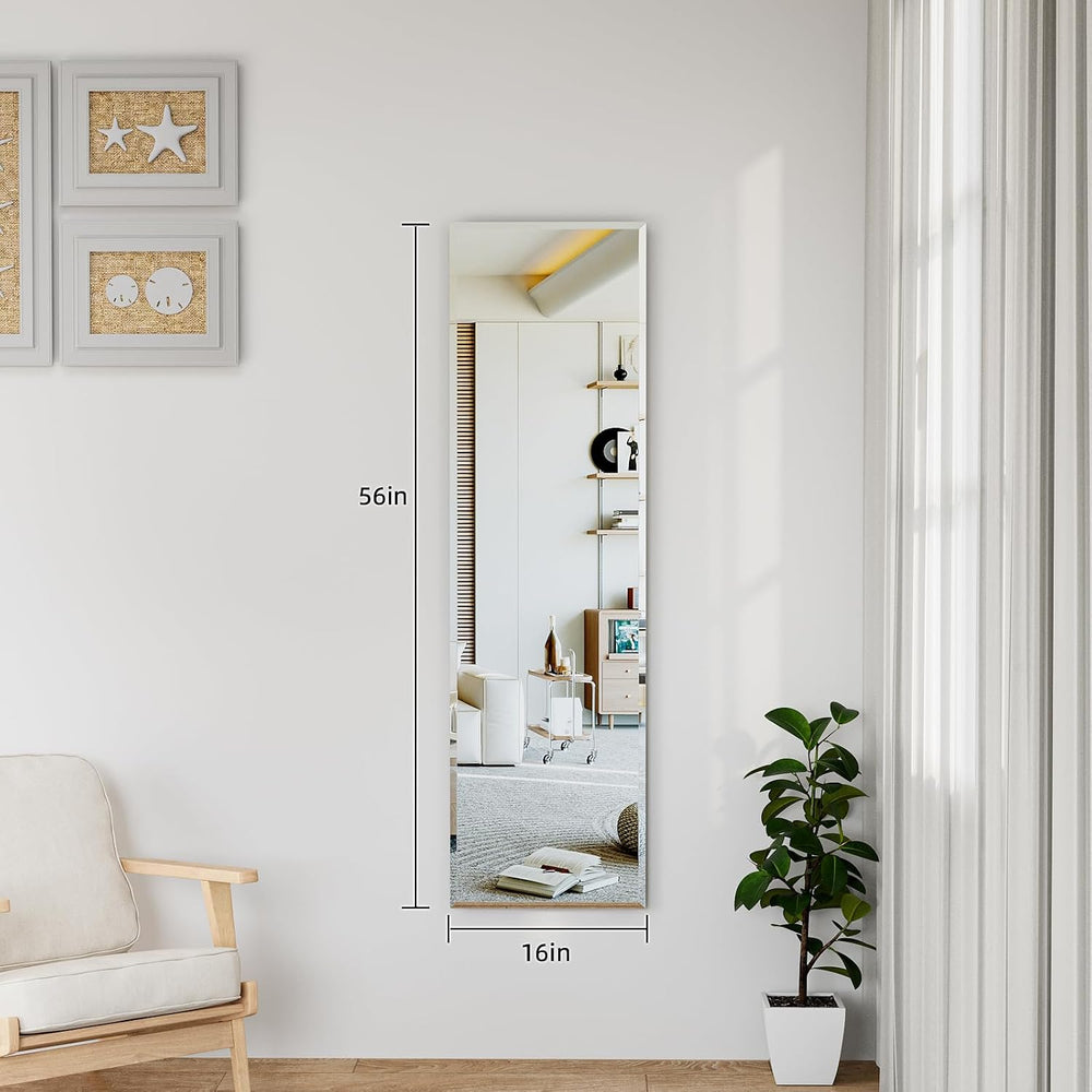 wall Mirror Full Length,56X16FullL ength Mirrorwallmounted,