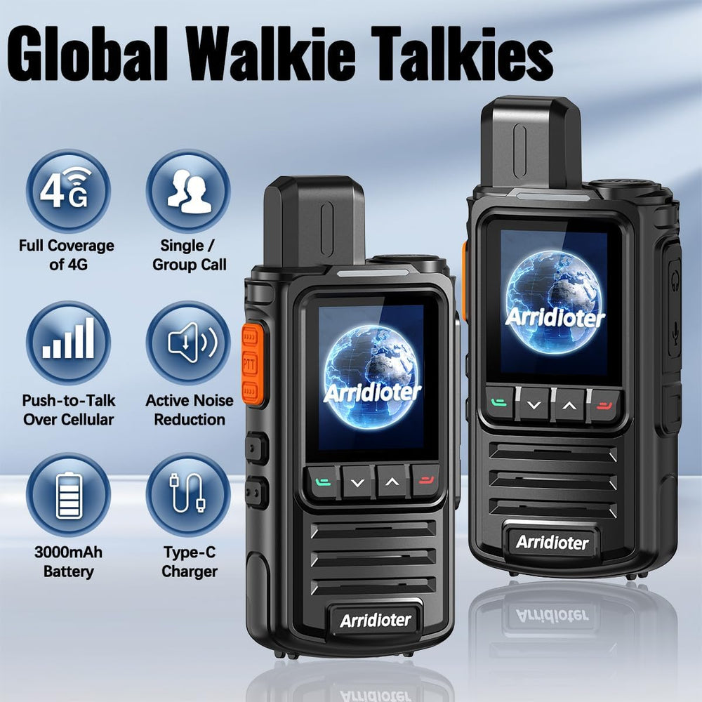Global Rapid Long Range Walkie Talkies Unlimited Range Fast Radio Nationwide ...