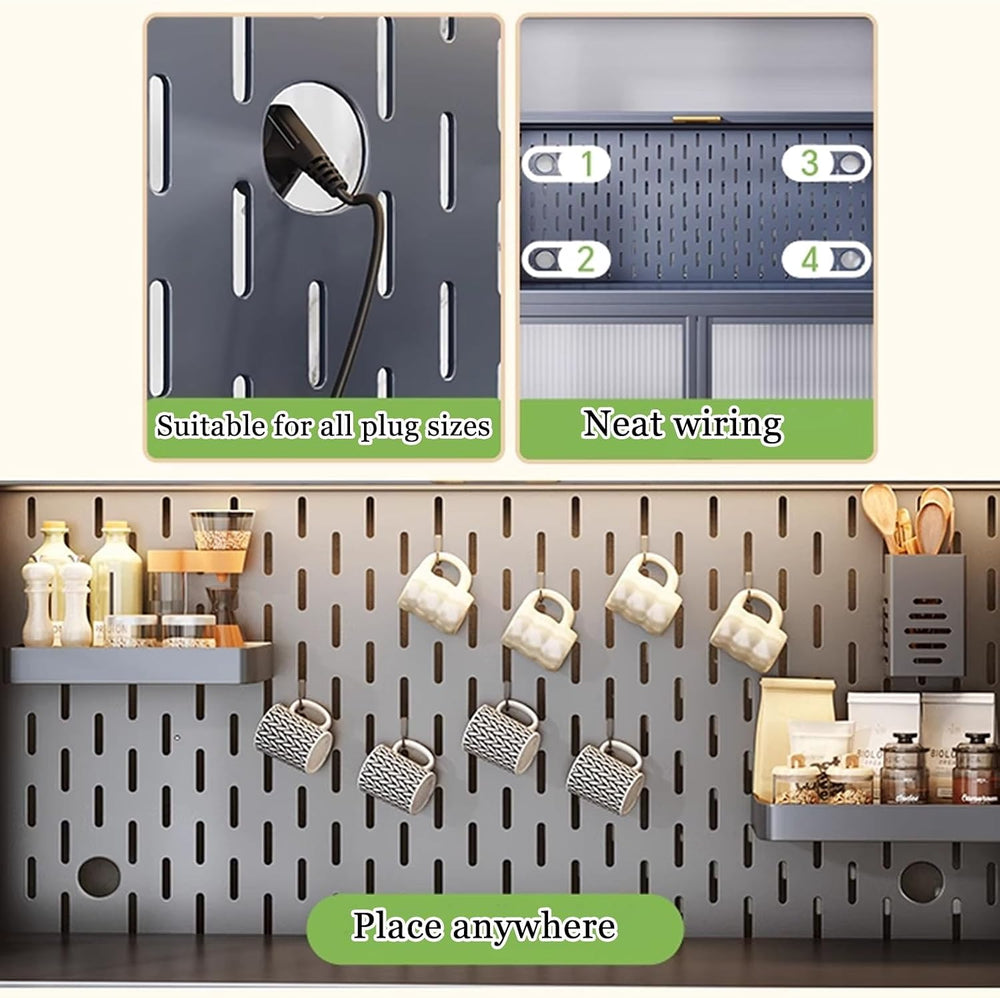 JKGHK 6-Tier Tall Kitchen Bakers Rack, Kitchen Storage Hutch Cupboard Cabinet...