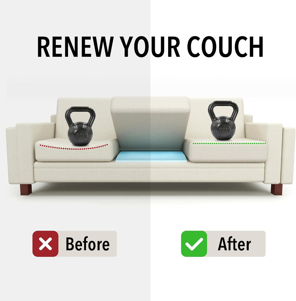 Tromlycs Sofa Couch Cushion Support for Sagging Cushions Seat Insert Under Bo...