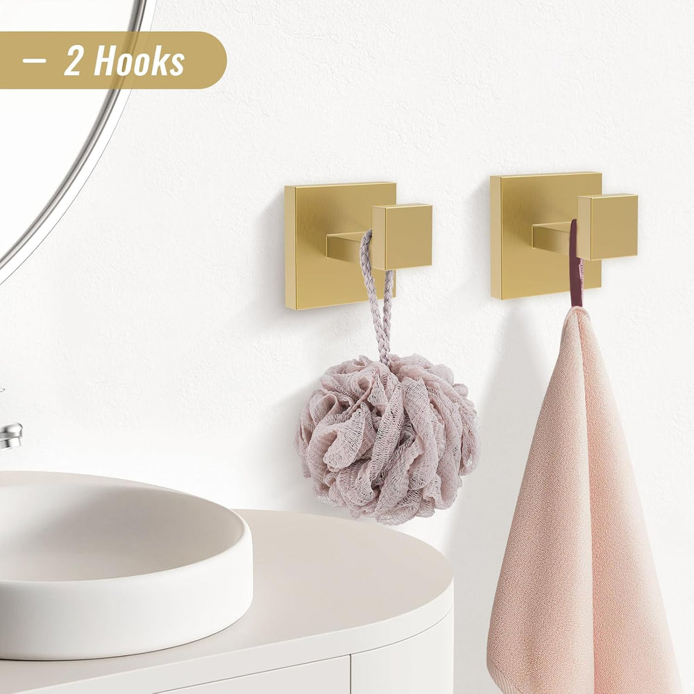 YACVCL Brushed Gold Bathroom Hardware Accessorie Set 23.6 Inch Towel Bar Set ...