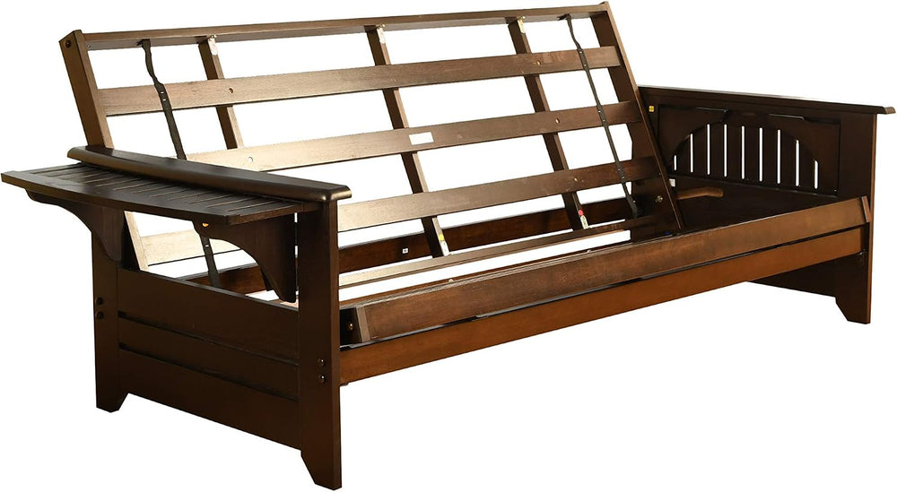 Kodiak Furniture Phoenix Futon in Black Finish, Full, Fairbanks Evergreen
