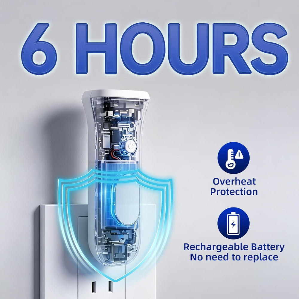 ROSSEX 4 in 1 Emergency Lights for Home Power Failure, 4 Pcs Rechargeable LED...