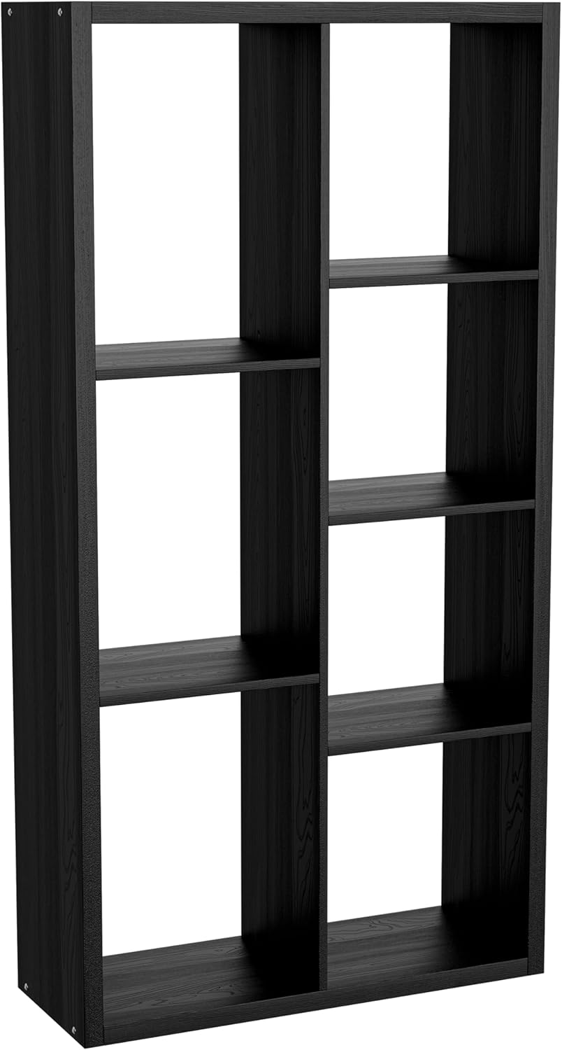 Cube Storage Organizer Bookcase, Decorative 11 inch Open Back Cubical Shelf w...