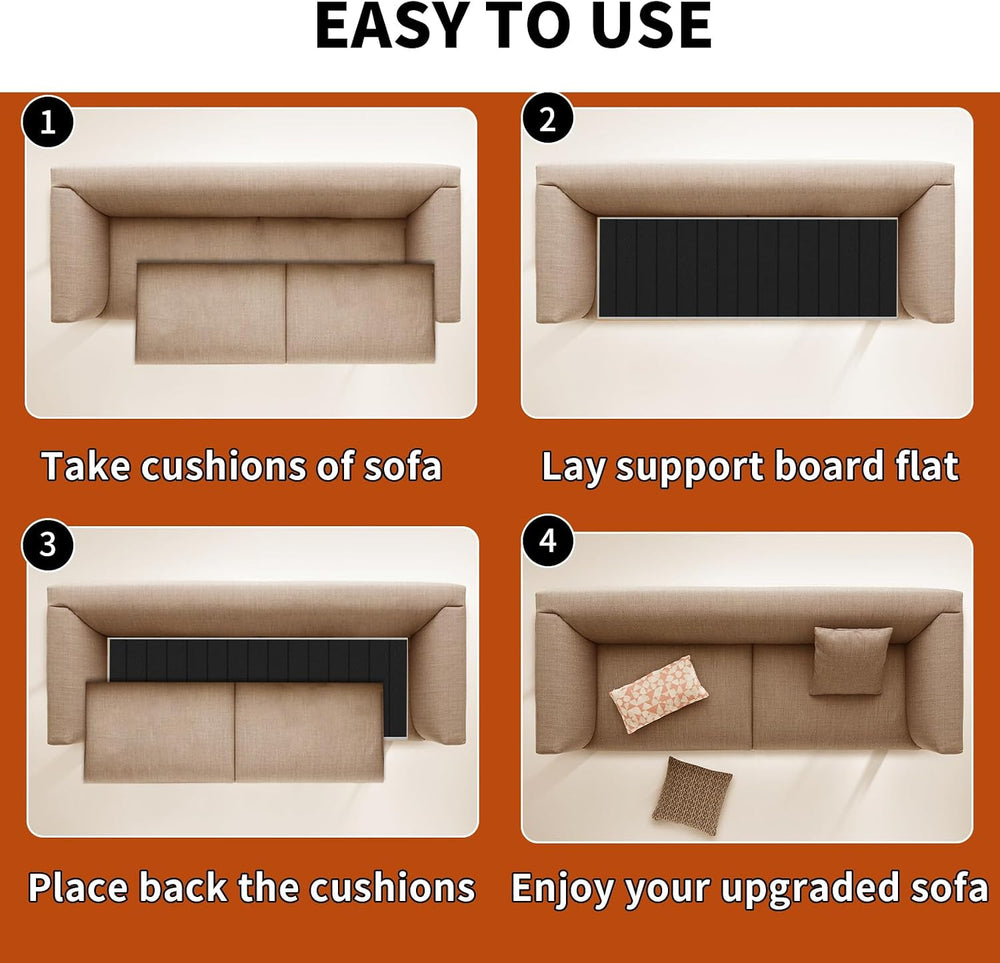 Couch Cushion Support for Sagging Sofa, Plywood Couch Firmer for Supporting S...
