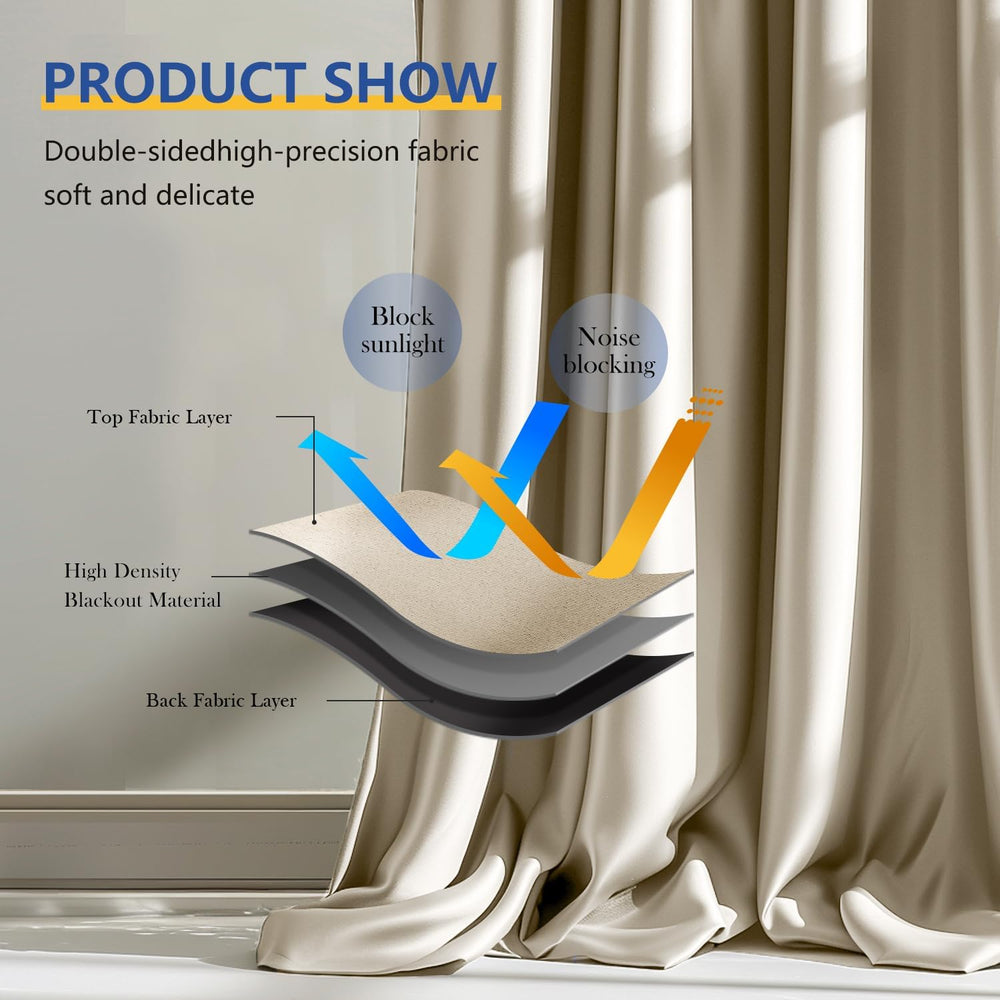 Room Divider Blackout Curtain Track Curtains Wall Dividers Panels Screen for ...