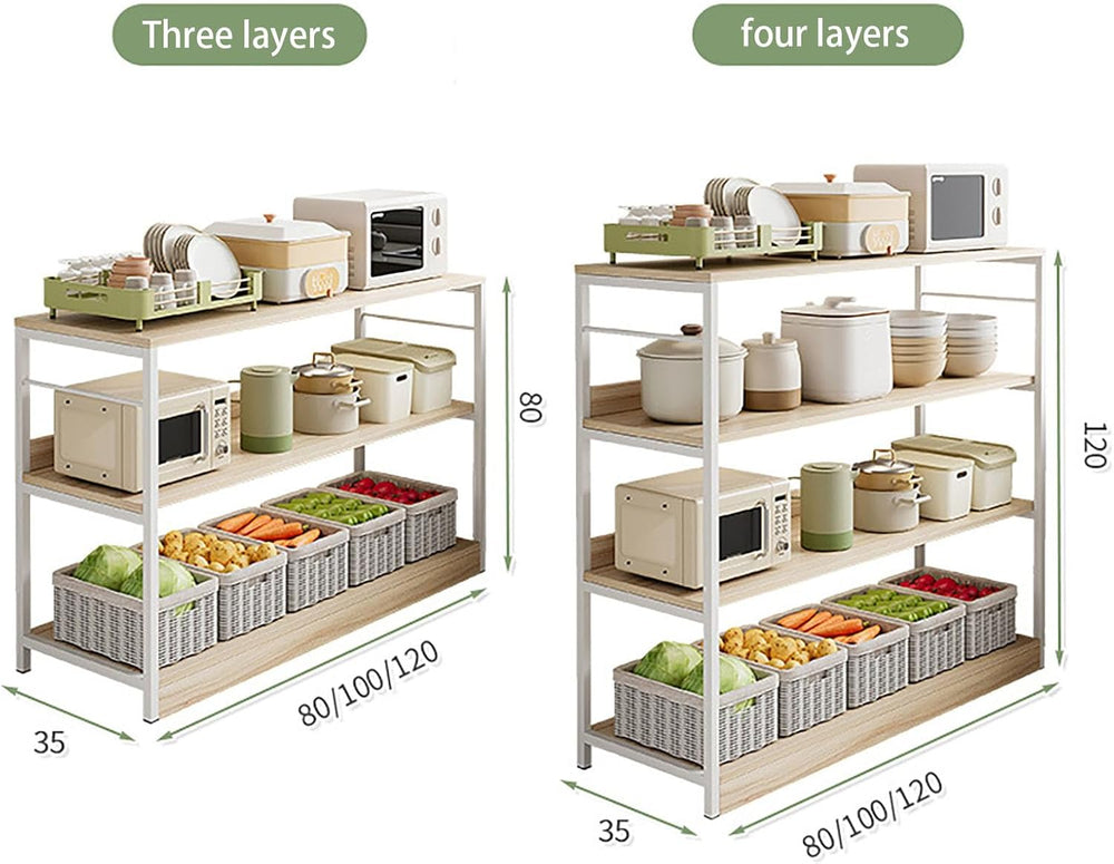 Kitchen Shelf, Floor-Standing Shelf, Shelf, Countertop Kitchen, Multi-Layer L...