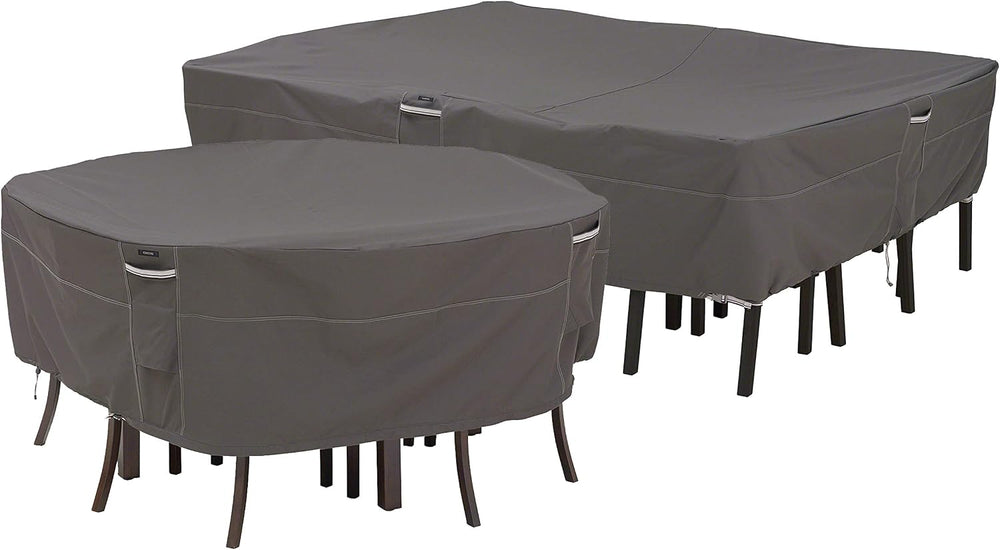 Classic Accessories Ravenna Water-Resistant 52 Inch Round Bistro Patio Table ...
