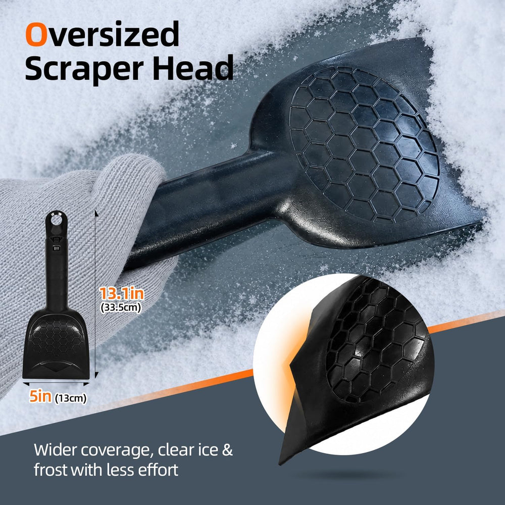 Abahub Multi-Functional Ice Scraper with 5-in-1 Survival Strap for Outdoor