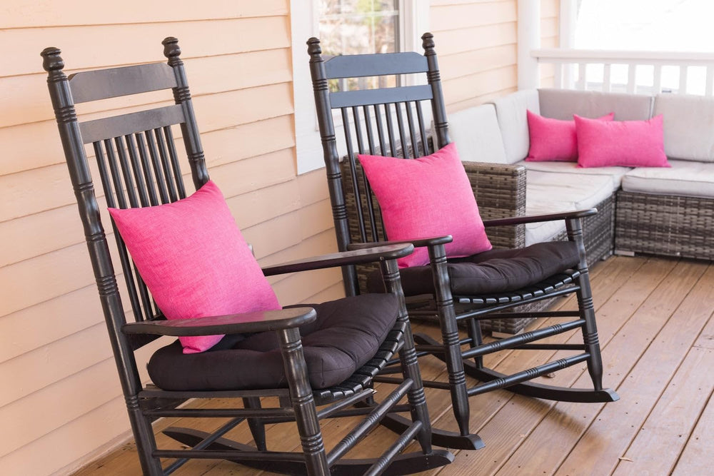 RSH DECOR Sunbrella Foam Chair Cushions Set of 2 | 20x17x2 |All-Weather Recta...