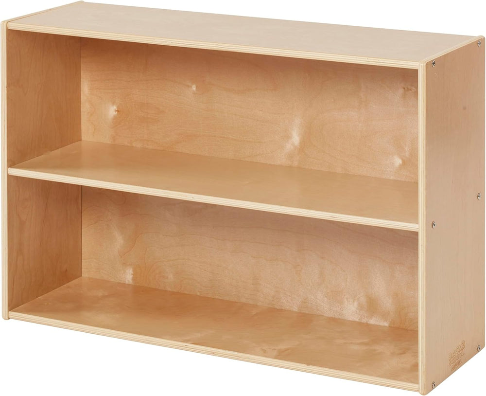 Back2School Express Sleekline 2-Shelf Storage Cabinet, 24in H, Natural | Dura...