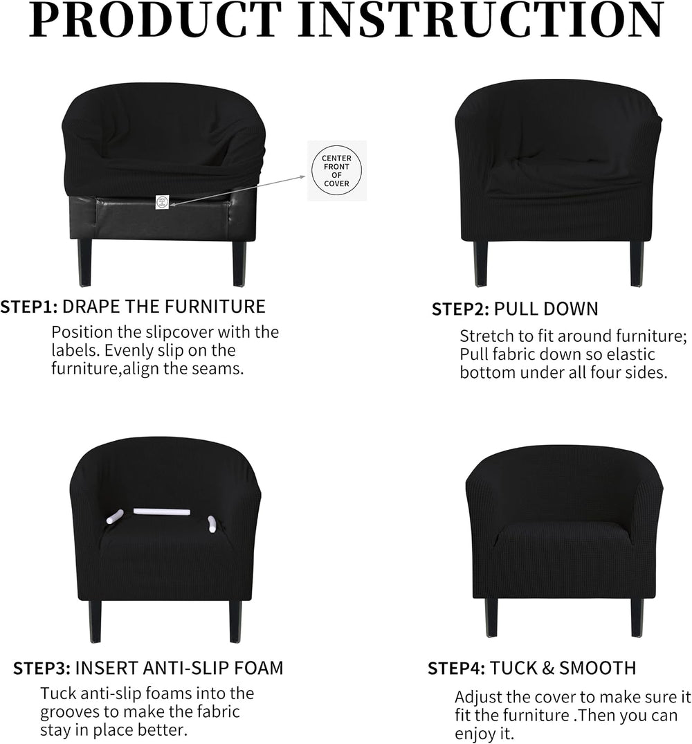 Easy-Going 1 Pack Stretch Club Armchair Slipcover