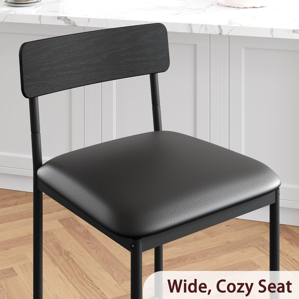 IDEALHOUSE Dining Table Set for 2, Counter Height Kitchen Table and Chairs, B...