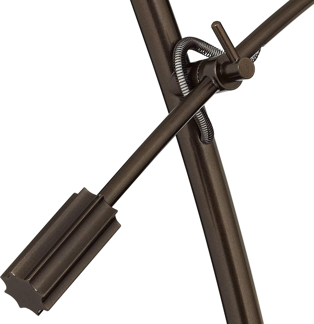 Possini Euro Design Raymond Bronze Adjustable Boom Arc 69" Tall Floor Lamp
