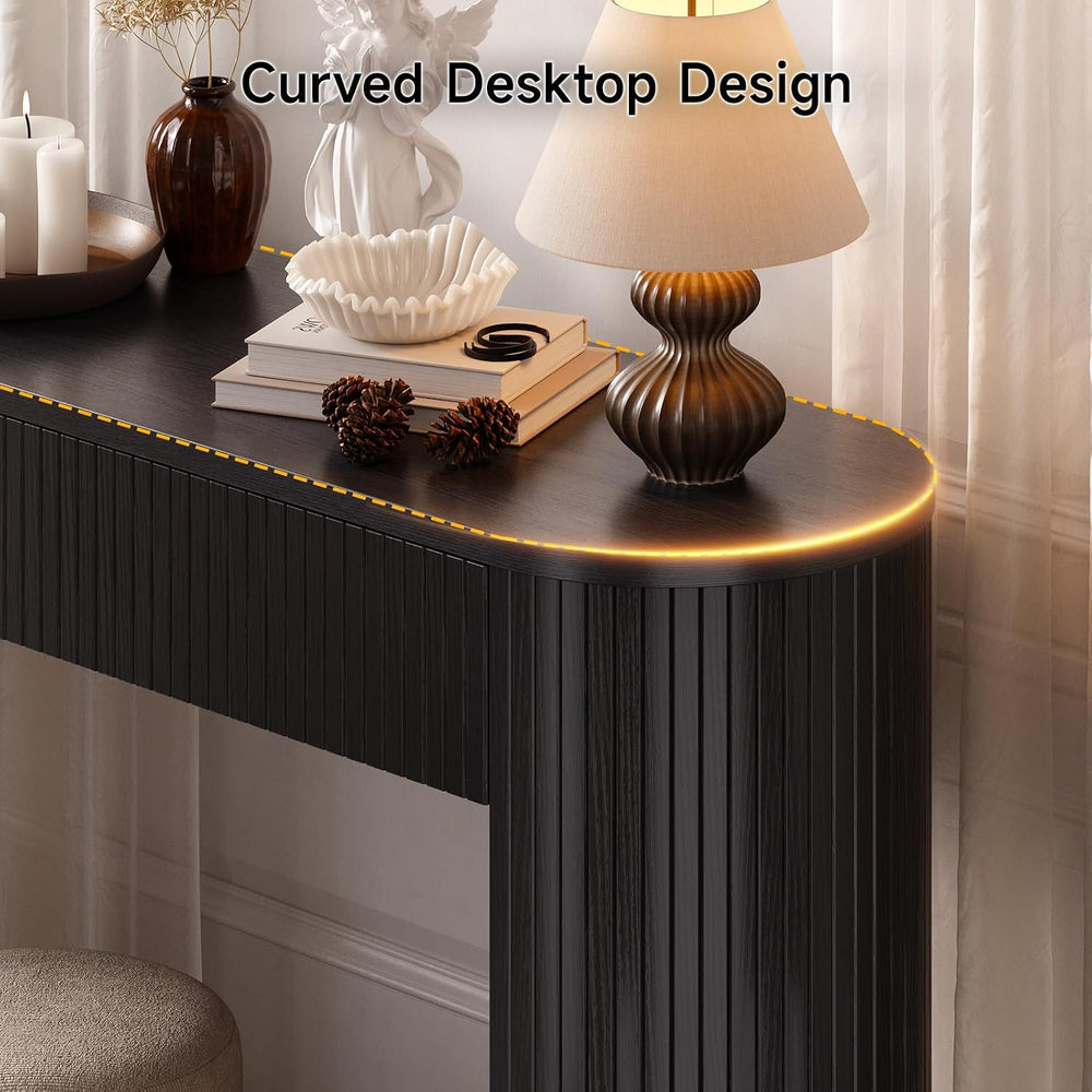 ONBRILL 55 Inch Console Table with 2 Drawers, Entryway Tables with Storage | ...