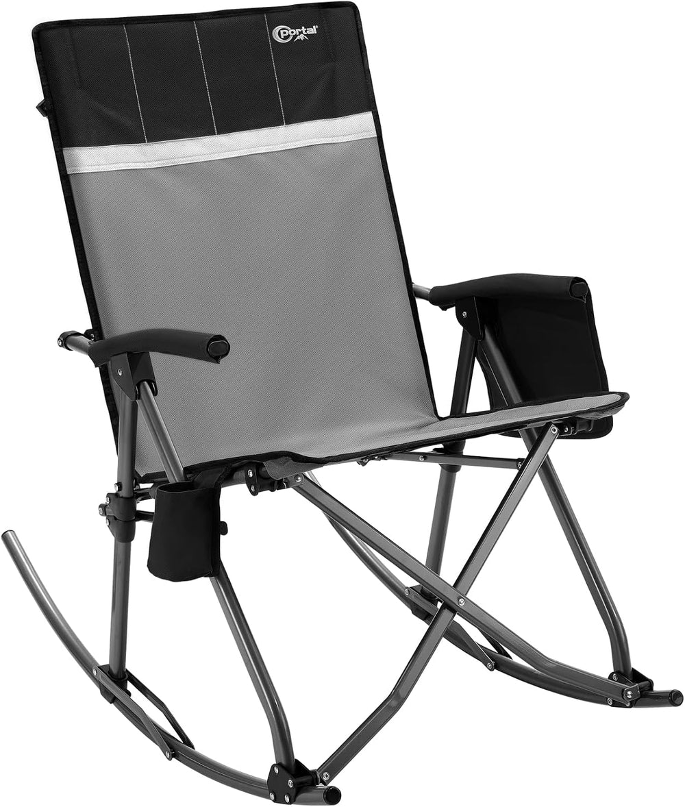 Portal Oversized Folding Rocking Camping Chair for Adults, Portable & Fol...