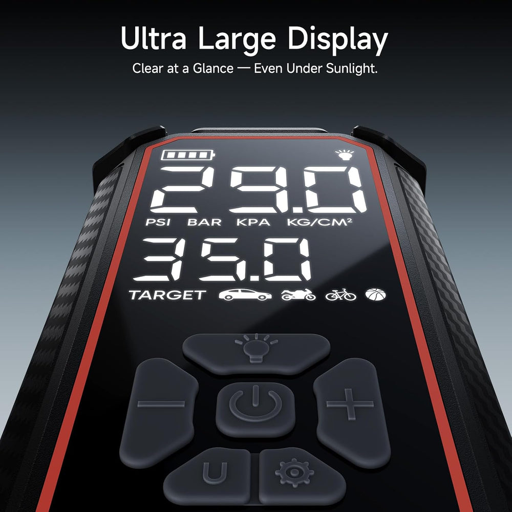 OlarHike Tire Inflator Portable Air Compressor,3X Fast Inflation, 4*3000mAh