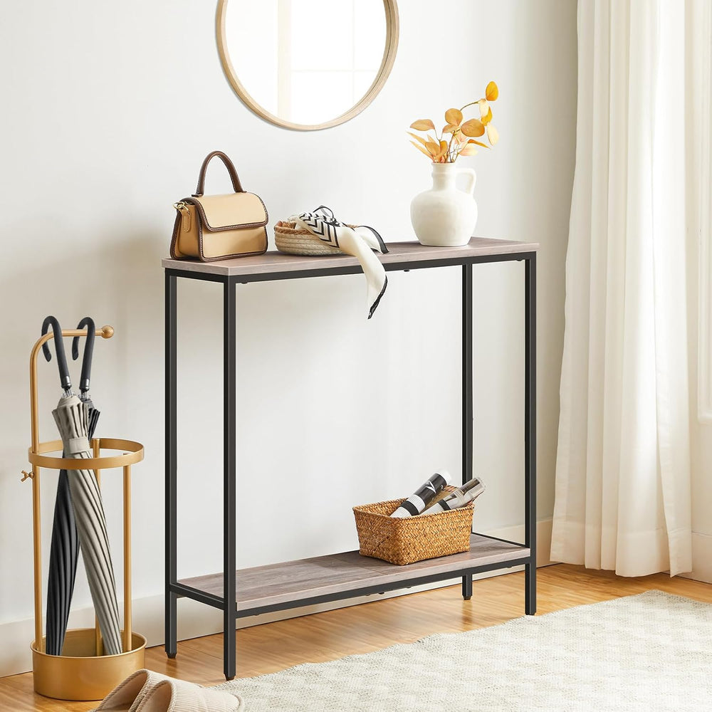 HOOBRO 29.5" L Narrow Console Table, 8.7" D Small Entryway Table | ...