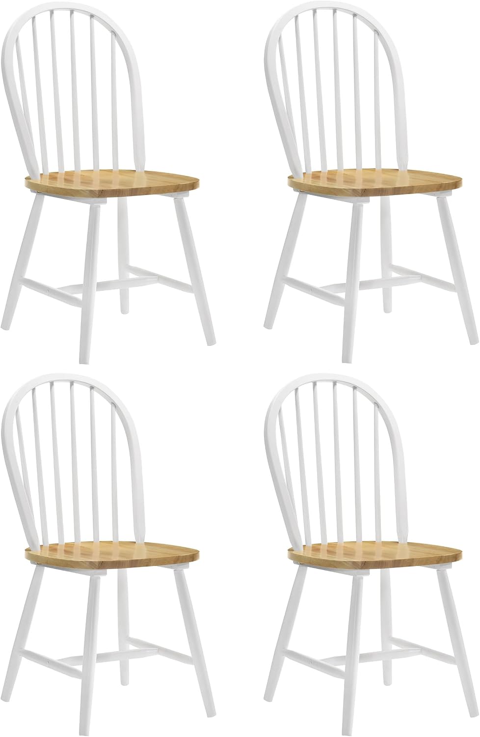 Coaster Home Furnishings - Cinder - Asian Hardwood - Windsor-Style Armless Di...