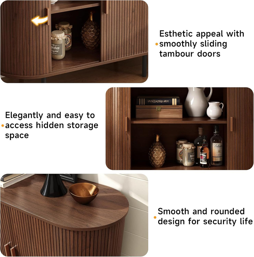 ONBRILL 40" Sideboard Buffet Cabinet with Storage, Storage Cabinet with ...