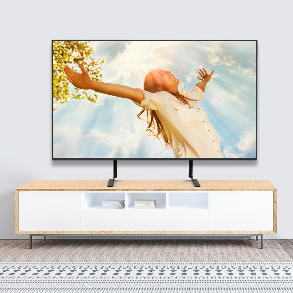 ELIVED Universal Table Top TV Stand for Most 32 to 70 inch LCD LED Plasma Fla...