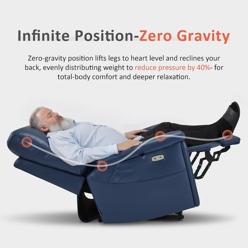 MCombo 500lbs Heavy Duty Lift Chair for Elderly, Extra Wide Dual Motor Power ...