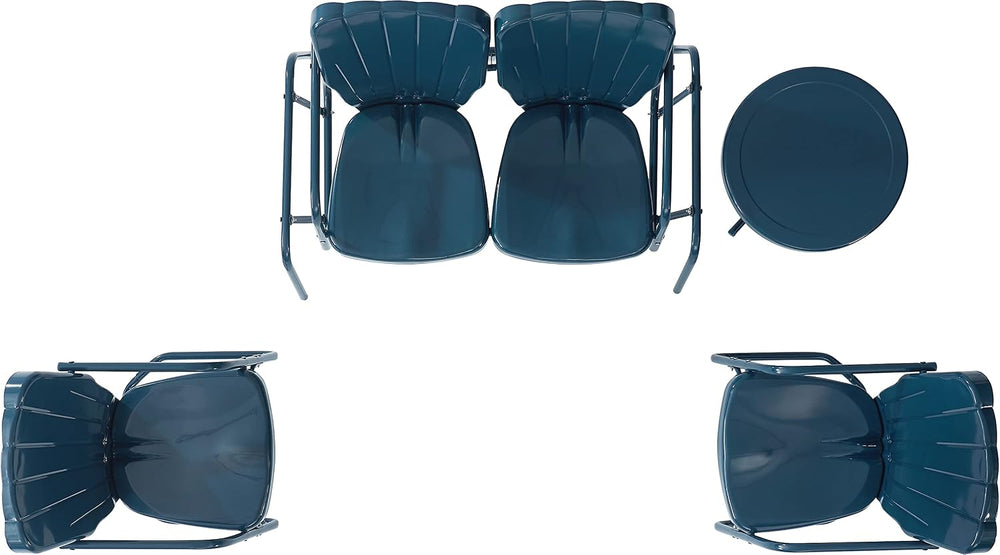 Crosley Furniture Ridgeland 4-Piece Loveseat Glider Set