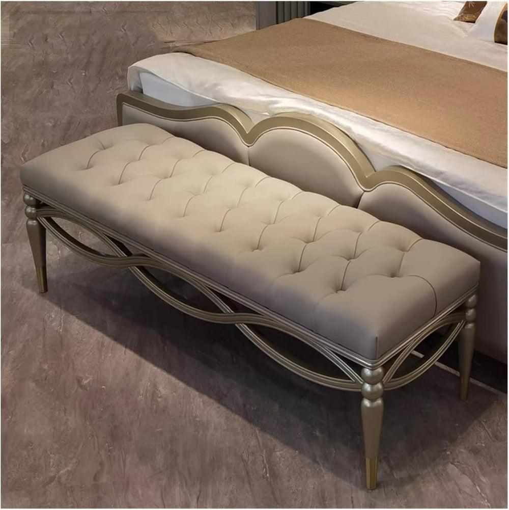 Modern Modern Entryway Bench End of Bed Upholstered Velvet Bedroom Benches fo...