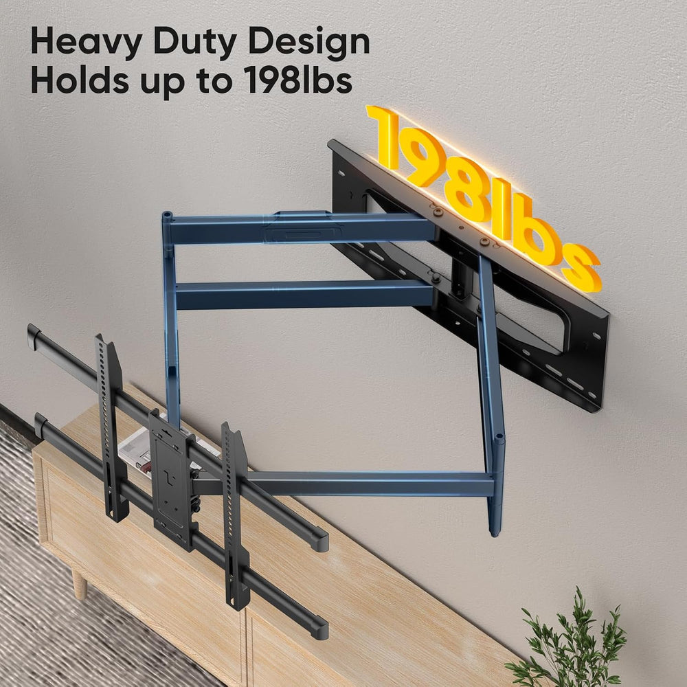 FORGING MOUNT Heavy Duty Long Arm TV Wall Mount with 43" Dual Articulati...