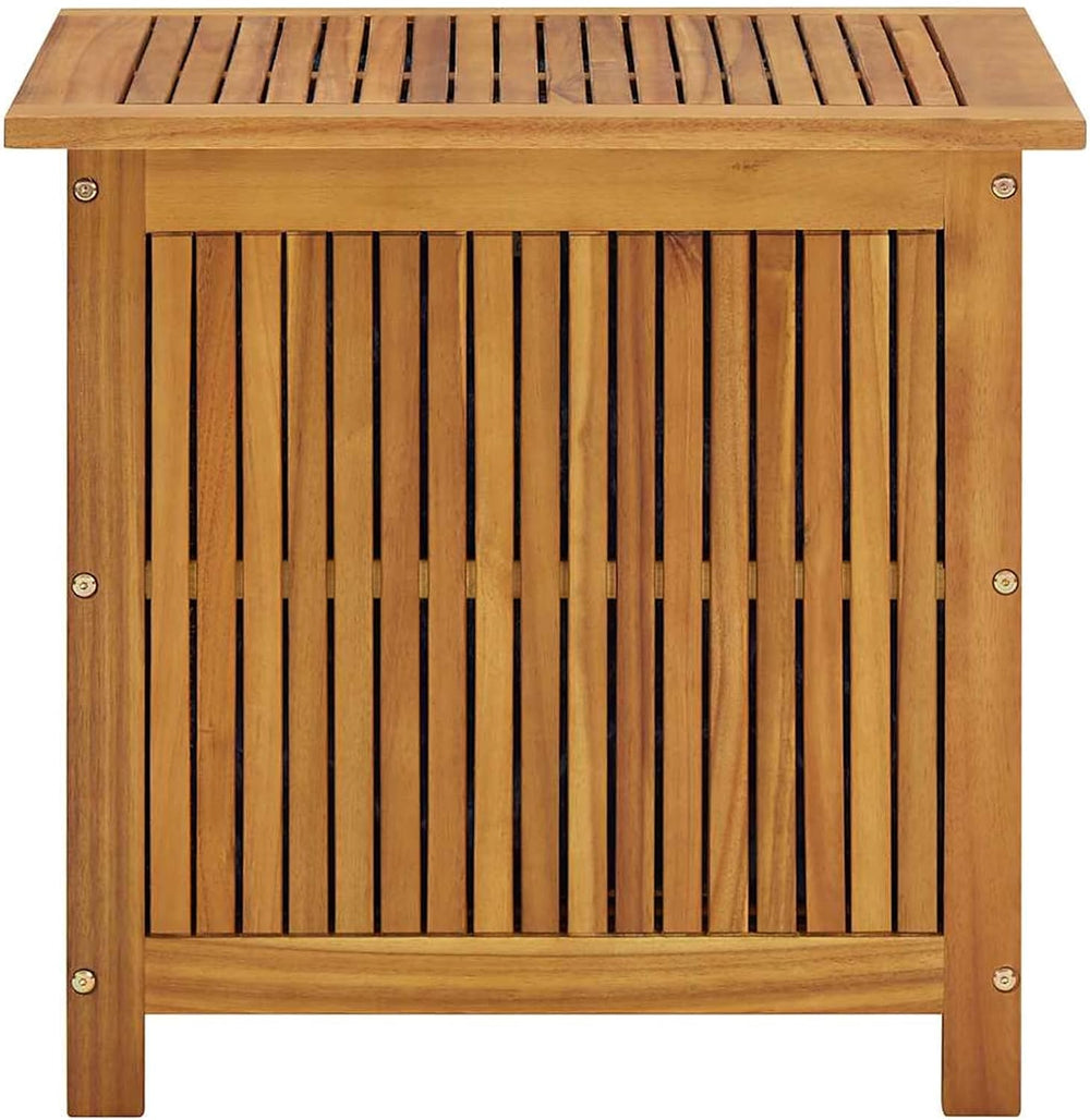 Gecheer Wooden Storage Box, Garden Storage Bench with Water-Resistant Bag, 60...
