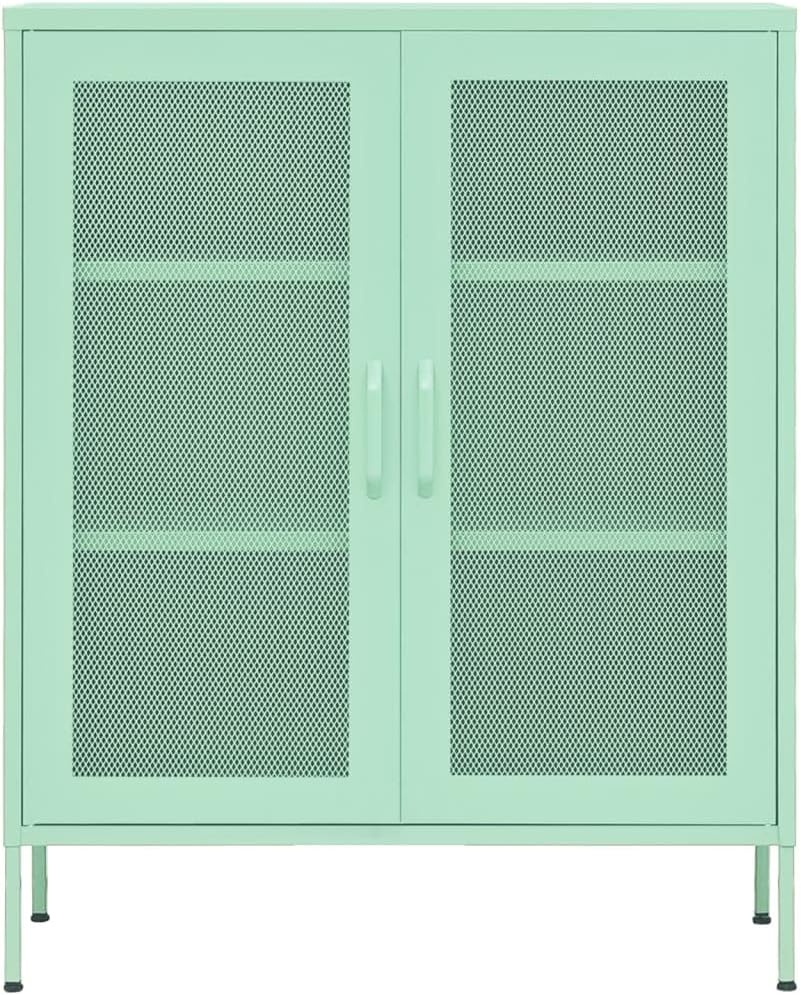 Mint Steel Storage Cabinet 13.8" W x 31.5" L x 40" H, Adjustab...
