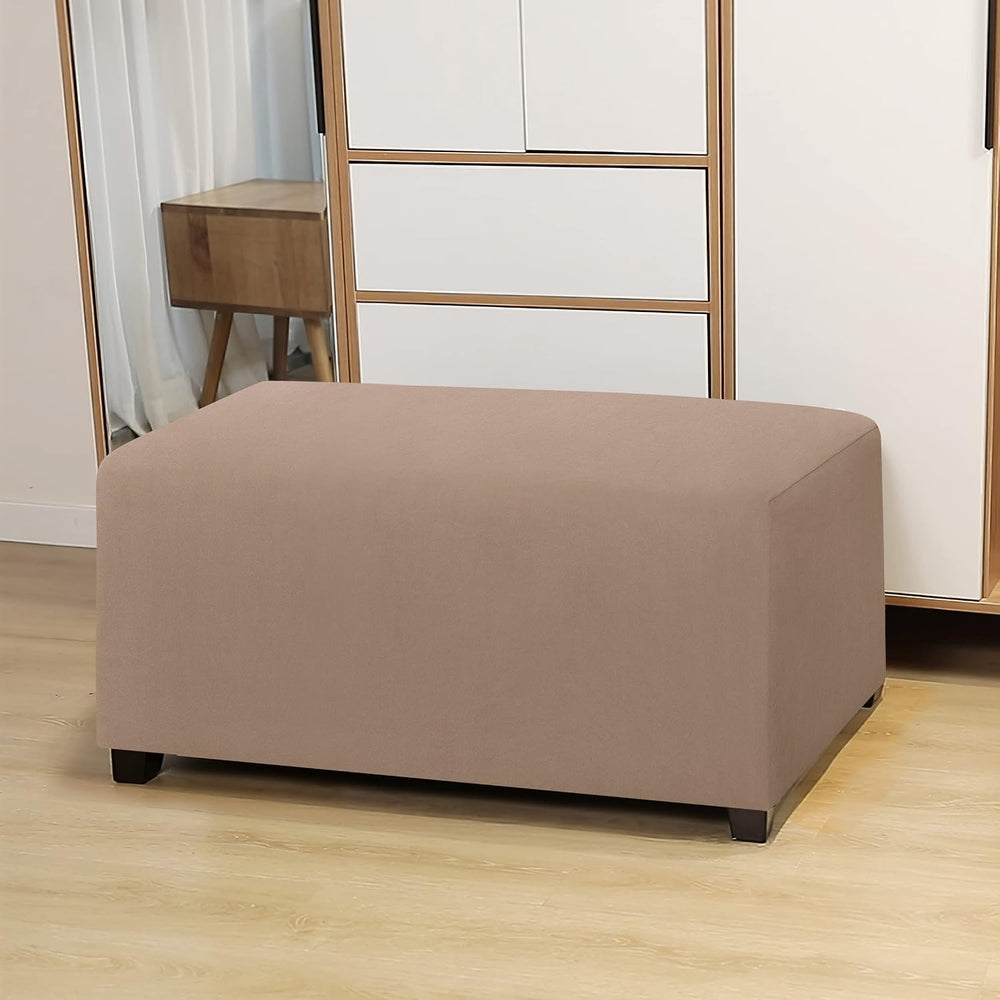 Easy-Going Waterproof Stretch X-Large Rectangle Ottoman Cover Footstool