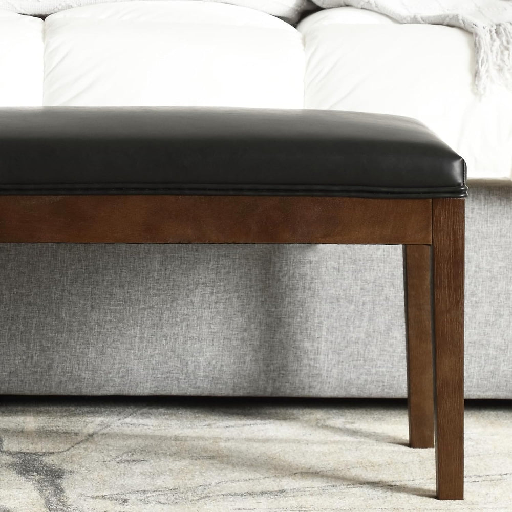 LZAREAL Upholstered Entryway Bench Modern Shoe Benches for Hallway Porch Bedr...