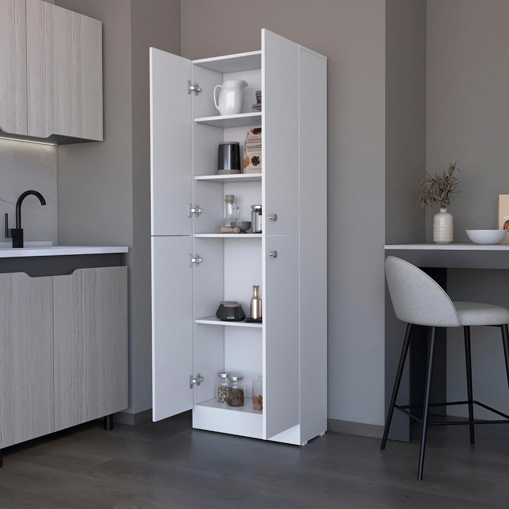 Pantry Cabinet Coahoma, Kitchen, White