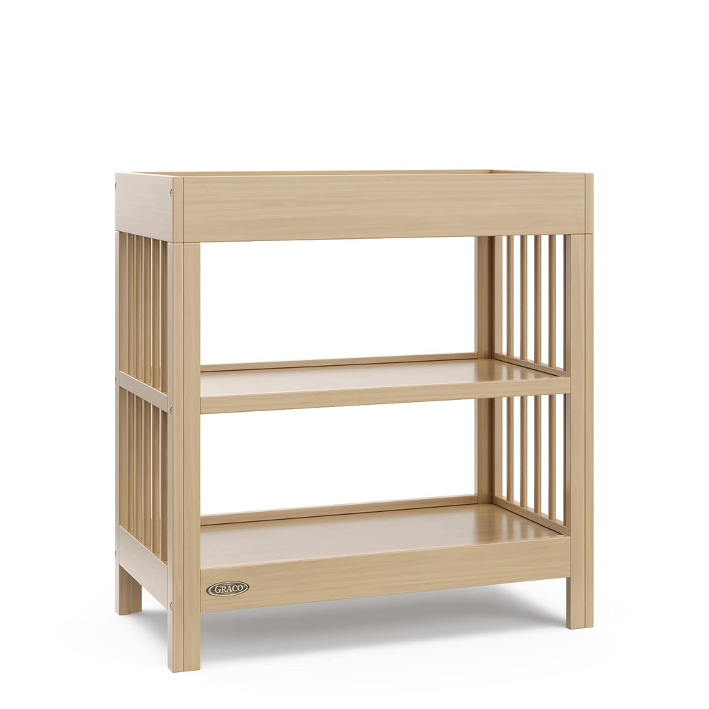 Graco Teddi Changing Table with Water-Resistant Changing Pad (Driftwood) - GR...