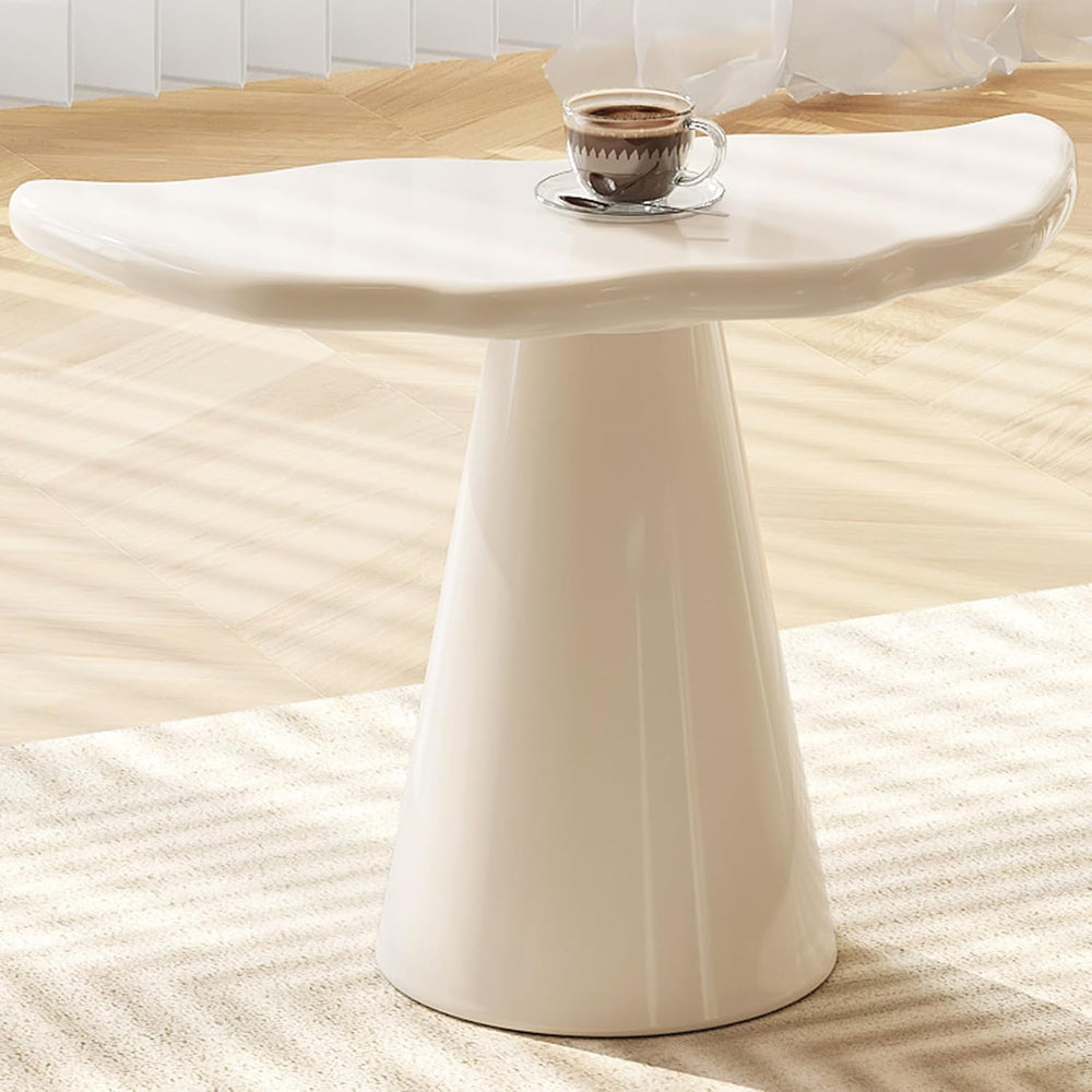 Cloud Shape End Table, Modern Accent Cocktail Table for Small Space Living Ro...