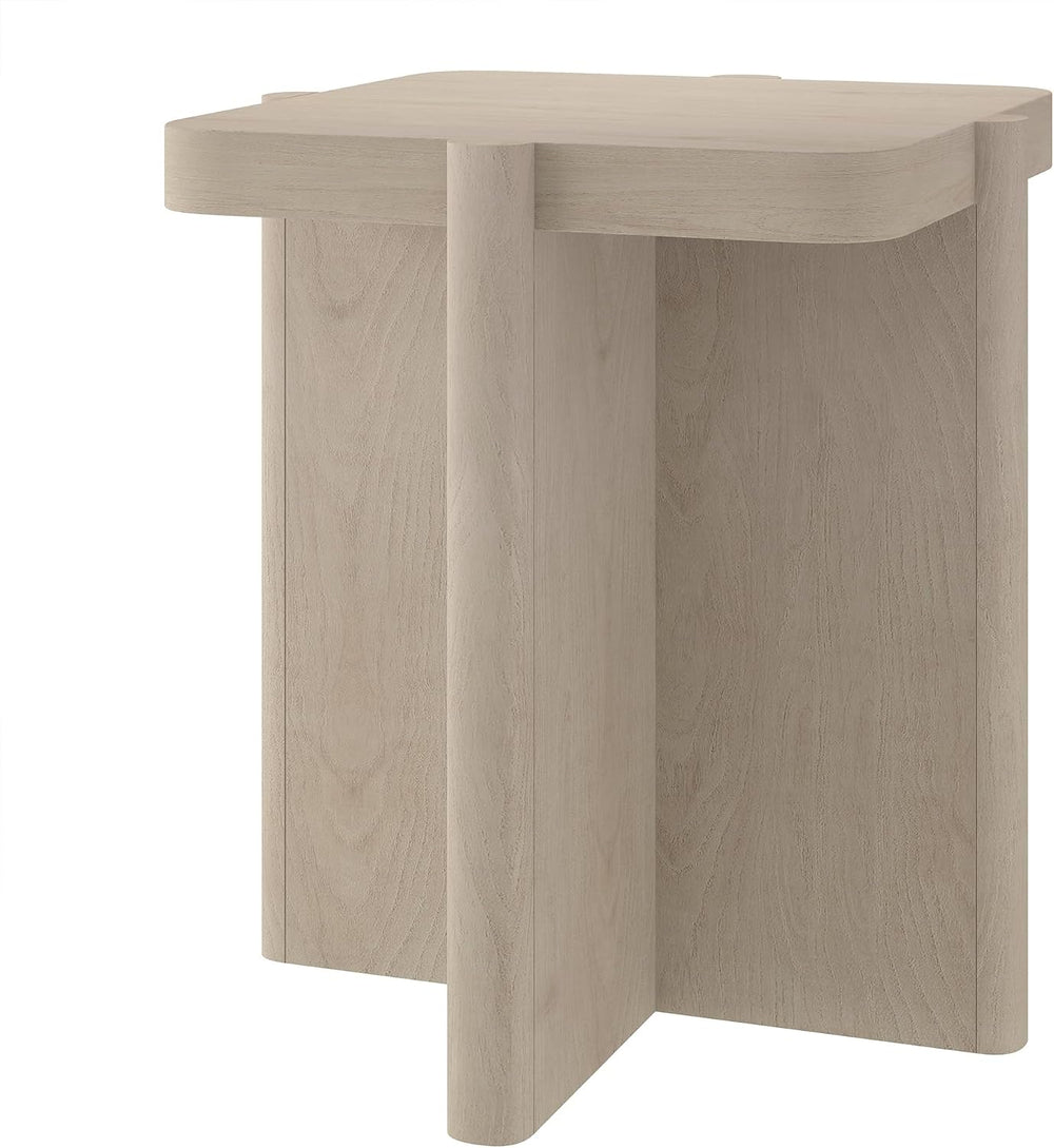Henn&Hart 20'' Modern Wooden Square End Table, Side Table, Nights...