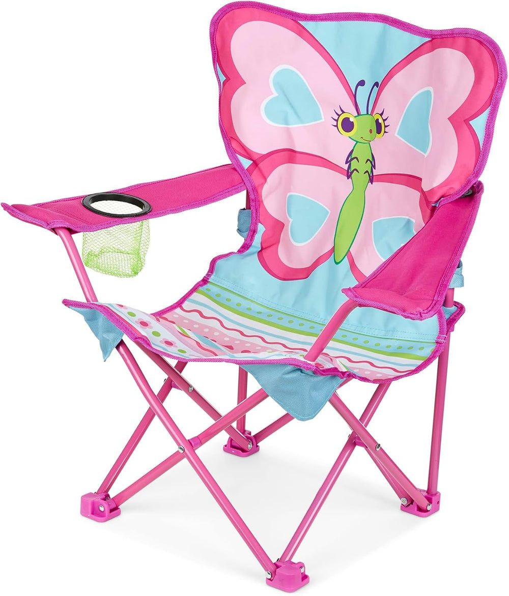 Melissa & Doug Sunny Patch Cutie Pie Butterfly Folding Lawn and Camping C...