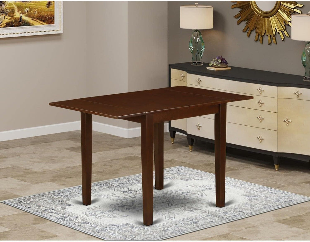 East West Furniture NDT-MAH-T Norden Kitchen Table - a Rectangle Dining Table...