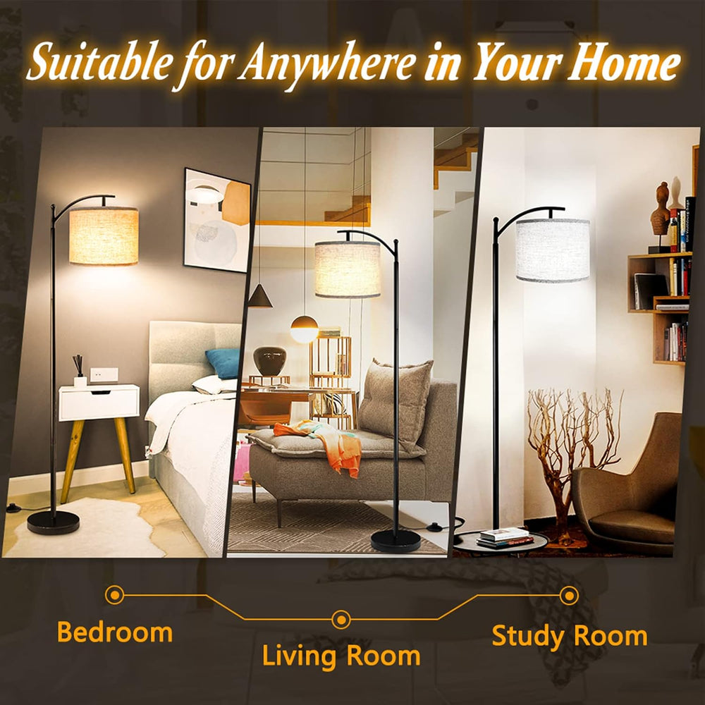 ROTTOGOON Floor Lamp for Living Room with 3 Color Temperatures LED Bulb, Stan...