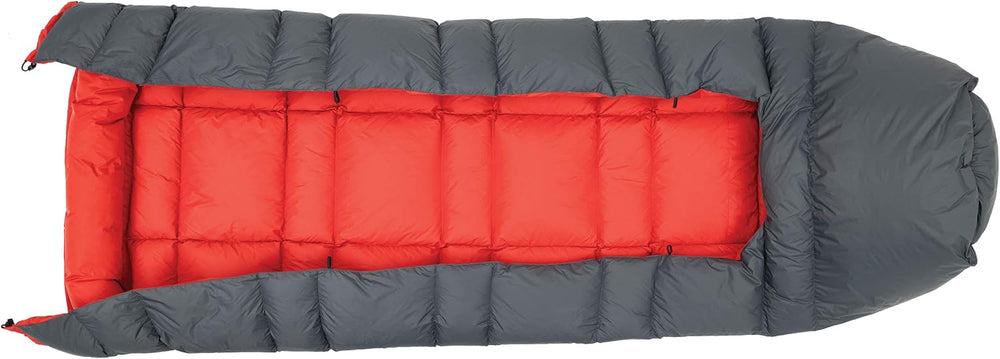 ALPS Mountaineering Pinnacle Quilt - Charcoal/Red