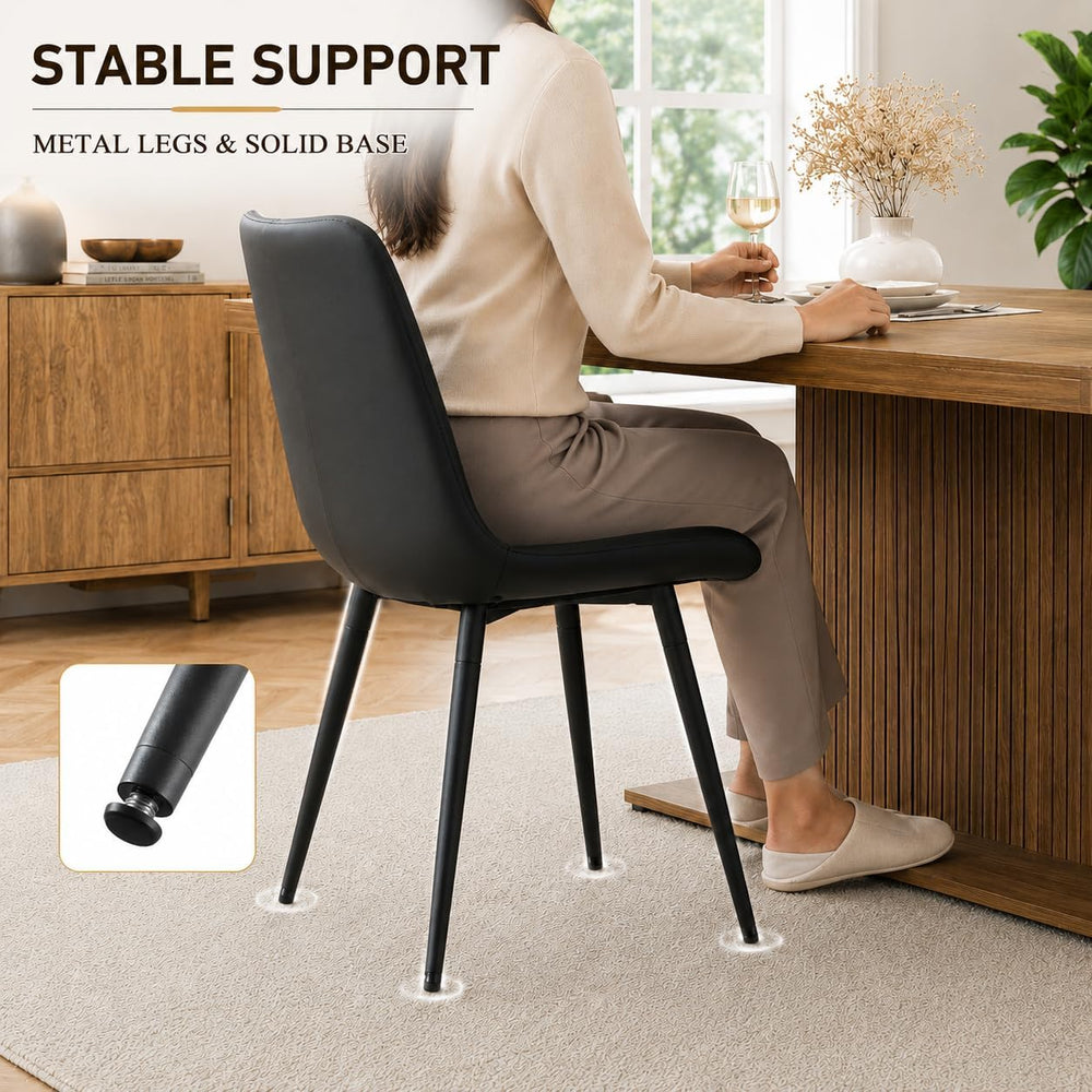 7 Piece Extendable Dining Table Set for 6, 63-79 Inch Brown Kitchen Table Set...