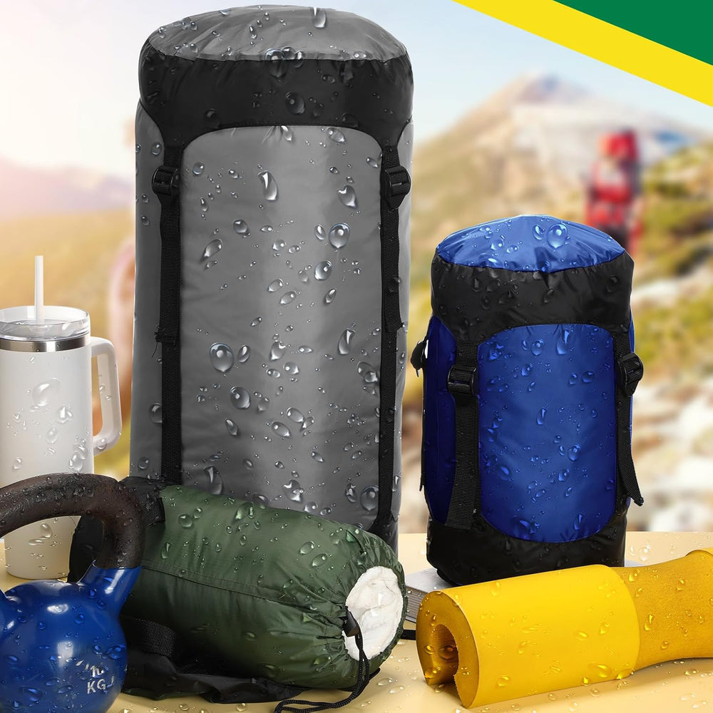 5 Pcs Compression Stuff Sacks for Backpacking