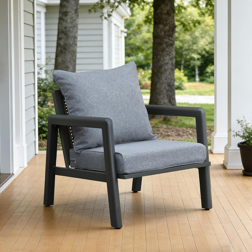 ATR ART TO REAL Outdoor Chair Cushions, 24 X 24 Inch Outdoor Seat Cushions Wa...