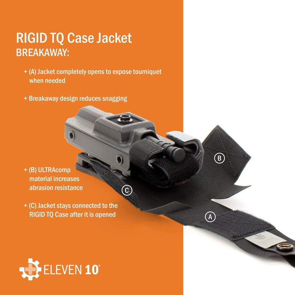Eleven 10 Jacket for the Rigid TQ Case for C-A-T Tourniquet, Black